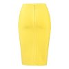 Women's High Waist Knee Length Bodycon Office Pencil Skirt