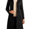 Winter Trench Coat for Women Overcoat Peter Pan Collar Single Breasted Long Pea Coat