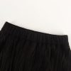 Girls and Women Suede Fringe Skirt Boho Tassel Layered Ruffle Skirt (5-12 Years)