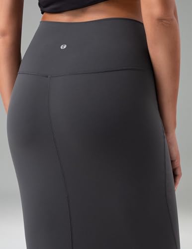 Dreamlux Women’s Midi Pencil Skirt – High Waist Stretch, Below Knee Bodycon for Office Work & Business Casual