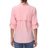 Women's UPF 50 Long Sleeve Fishing Hiking Button Down Shirt Performance Quick Dry FS21W
