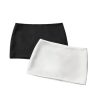 Women's 2 Pack Mini Skirt with Shorts Zip Up Micro Skort Pencil Skirts