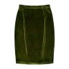 Women's Skirt High Waist Slit Ol Style Slim Hip Lifting Pencil Velour Wrap Hip Skirt