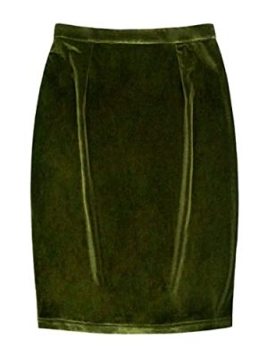 Women's Skirt High Waist Slit Ol Style Slim Hip Lifting Pencil Velour Wrap Hip Skirt