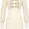 Women's Office Work Dress Mock Two Piece Shirt Dress Lapel Slim Fit Short Business Casual Pencil Skirt