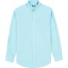 Men's Big and Tall Button Down Long Sleeve Stretch Performance Solid Shirt