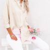 Button Down Shirts for Women Dress Shirts Long Sleeve Wrinkle-Free Blouse Casual Solid Office Work Tunic Top