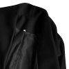 Women's Winter Wool Trench Coat Wrap Large Collar High Low Jacket Outwear with Belt