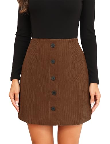 Women's Plaid Skirt High Waisted Bodycon Pencil Mini Midi Skirts 2024 Fall Winter A Line Wool Skirt