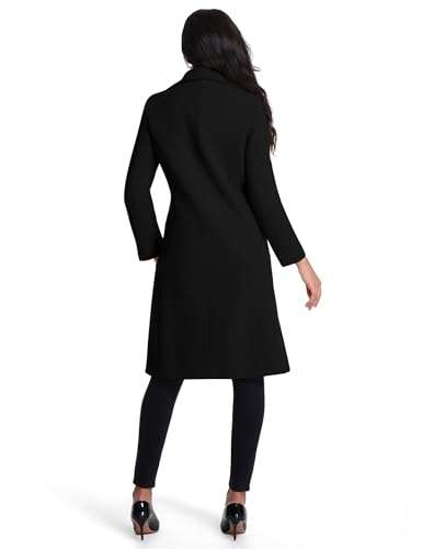 Long Wool Coats for Women Double Breasted Vintage Fall Winter Pea Coat Jackets