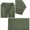 Casual Safari Dress for Women Long Sleeve Zipper Drawstring Cargo Dresses