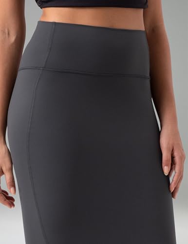 Dreamlux Women’s Midi Pencil Skirt – High Waist Stretch, Below Knee Bodycon for Office Work & Business Casual