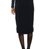 Cherokee  Drawstring Cargo Scrub Skirt for Women, 5 Pockets Knee Length Stretchy Rib-Knit Fabric CK505A