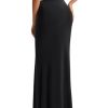 Women's High Waist Elastic Flare Sexy Bodycon Basic Slim Maxi Skirt