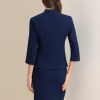 2 Piece Suit Skirt Set for Women's Notched Collar Casual Business Skirt Suit Set and Blazer Pencil Skirts