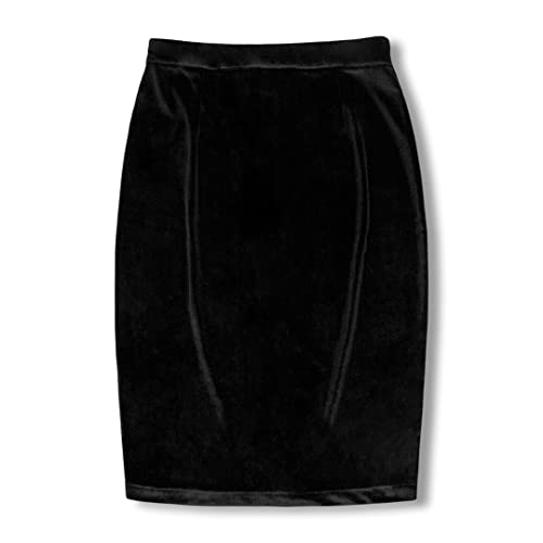 Women's Skirt High Waist Slit Ol Style Slim Hip Lifting Pencil Velour Wrap Hip Skirt