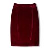 Women's Skirt High Waist Slit Ol Style Slim Hip Lifting Pencil Velour Wrap Hip Skirt