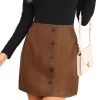 Women's Plaid Skirt High Waisted Bodycon Pencil Mini Midi Skirts 2024 Fall Winter A Line Wool Skirt