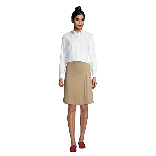 School Uniform Women's Long Sleeve Oxford Dress Shirt