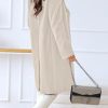 Women's Winter Jacket Double-Breasted Wool Blend Warm Long Trench Coat