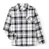 Family Matching Outfits Set Mommy and Me Dresses Off Shoulder Midi Dress Dad and Boy Plaid Button Down Shirts