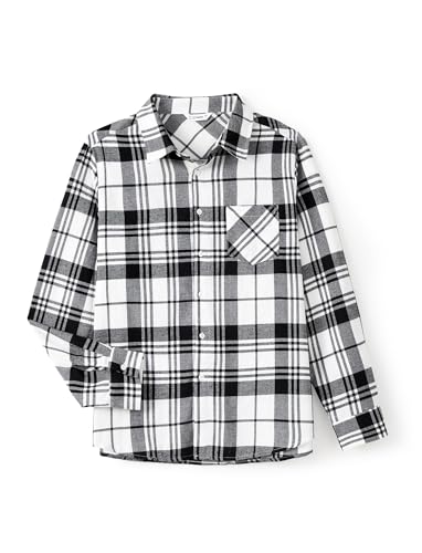 Family Matching Outfits Set Mommy and Me Dresses Off Shoulder Midi Dress Dad and Boy Plaid Button Down Shirts