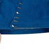 Women's Plus Size Stretchy Fit Denim Skirt Midi High Waist Bodycon Jean Skirt Casual Slit Below Knee Pencil Skirt