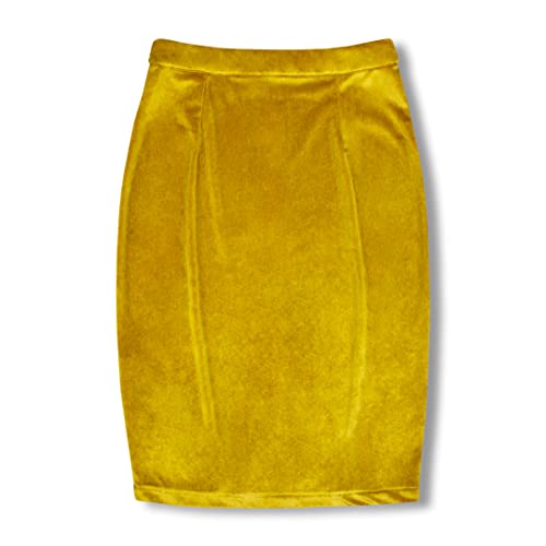 Women's Skirt High Waist Slit Ol Style Slim Hip Lifting Pencil Velour Wrap Hip Skirt
