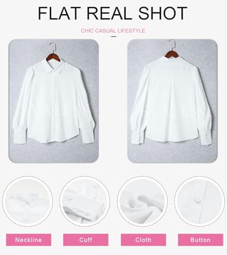 Womens Tops Button Down Shirts Print Long Sleeve Blouses for Women Fashion 2025