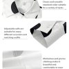 Women's 2025 Loose Flowy Blouse Tops Polka Dot Long Sleeve Button Down Side Slit High Low Hem Tunic Shirt