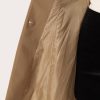 Women's Single Breasted Coat A Line Mid-Long Peacoats Outerwear Winter Coats