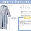 Women's Casual Long Sleeve Button Down Loose Striped Cotton Maxi Shirt Dress