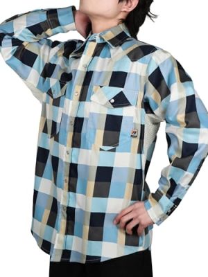 FR Shirts for Summer Pearl Snaps Breathable Vented Mesh Back and Underarm Lightweight Flame Resistant Welding Shirt