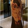 Women's Vintage Backless V-Neck Spaghetti Strap Pencil Maxi Party Dress