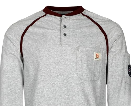 FR Shirts 5.5oz Light Weight Henley and Short Sleeve Flame Resistant/Fire Retardant Clothing Shirt