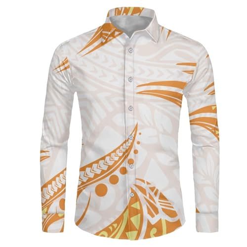 Polynesian Puletasi Samoan Traditional Matching Couples Womens Bodycon Pencil Dress Hawaiian Dress Shirt