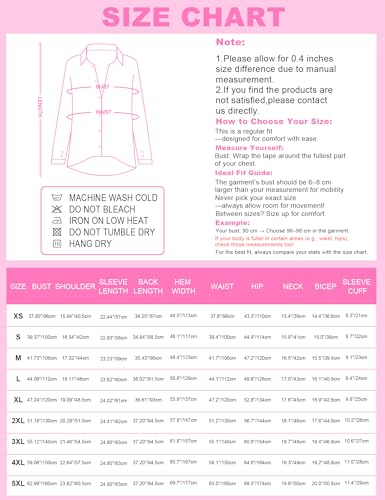 Womens Button Down Shirt Dresses with Pockets Cotton Button Up Tunics Long Sleeve Solid High Low Blouse Tops