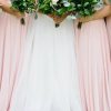 Long Maxi Floor Lengh Chiffon Skirt Elastic High Waist Bridesmaid Skirt