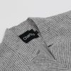 Womens Long Sleeve Casual Wool Jacket Blazer 1 Button Winter Coat Mid-Long Stand Collar Open Front Overcoat