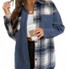 Women's Color Block Corduroy Shirts Long Sleeve Button Down Boyfriend Blouses Tops