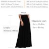 Long Maxi Floor Lengh Chiffon Skirt Elastic High Waist Bridesmaid Skirt