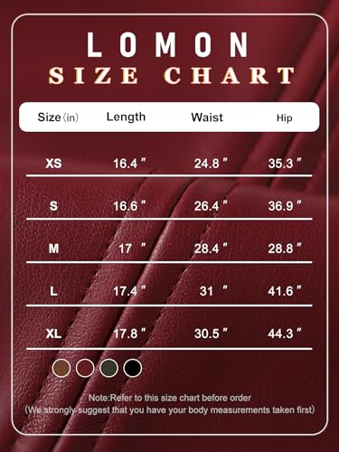 Women's PU Leather Mini Skirt High Waist Bodycon Pencil Skirt Stretch Faux Leather Built-in Shorts