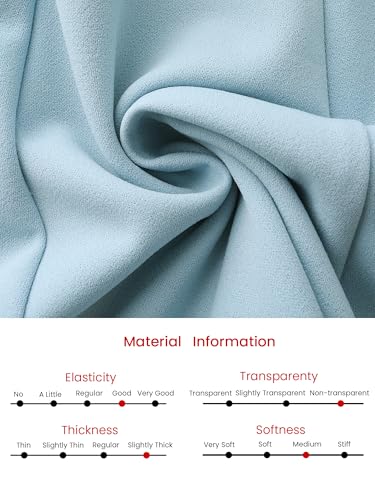 Women's Midi Mermaid Skirt Work High Elastic Waisted Fishtails Skirts