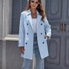 Women's Waterproof Trench Coat Classic Lapel Outerwear Coat with Belt