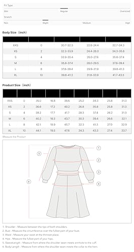 Shirt Dresses for Women Striped Collar Long Sleeve Button Down Cinched Waist Mini Dress Elegant Casual