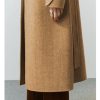 Womens Pea Coats Fall Long Trench Coat Double Breasted Button Down Lapel Belted Peacoat