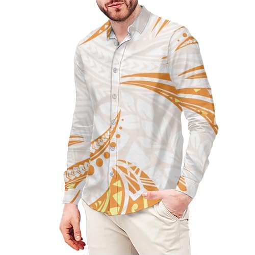 Polynesian Puletasi Samoan Traditional Matching Couples Womens Bodycon Pencil Dress Hawaiian Dress Shirt