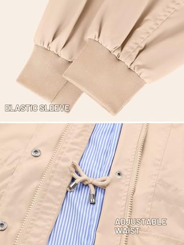 Rain Jackets For Women Waterproof Rain Coats with Hood Lightweight Windbreaker Outdoor Womens Raincoats