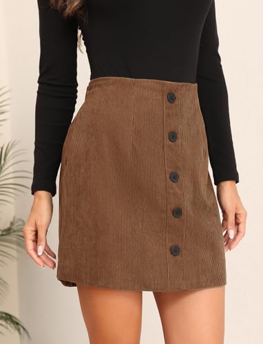 Women's Plaid Skirt High Waisted Bodycon Pencil Mini Midi Skirts 2024 Fall Winter A Line Wool Skirt