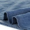 Women's Plus Size Button Down Long Sleeve Chest Pocket Chambray Shirts 2025
